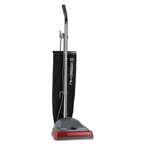 Electrolux TRADITION Upright Vacuum with Shake-Out Bag, 12 lb, Gray/Red