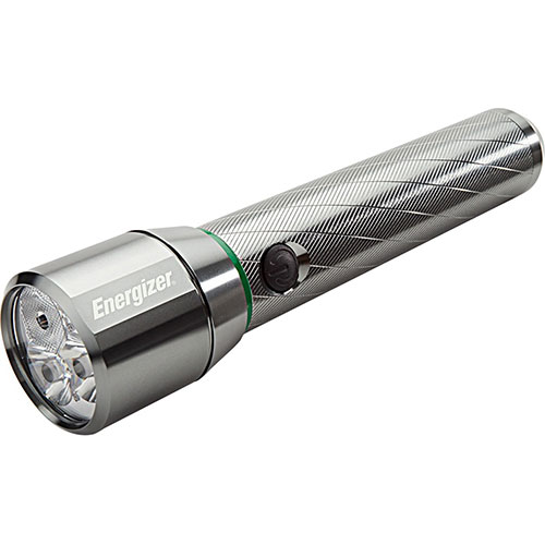 Energizer Flashlight, LED, Rechargeable, 1000 Lumens, 200m, Silver