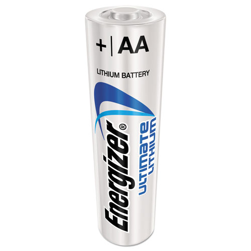 Energizer Ultimate Lithium AA Batteries, 1.5V, 4/PK