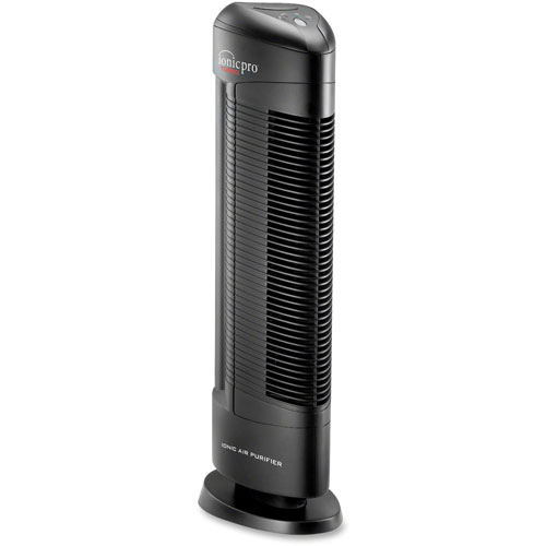 Ionic Pro Turbo Air Purifier, f/Med-LG Rooms, Black