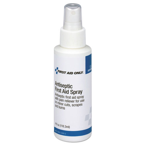 First Aid Only Refill for SmartCompliance General Business Cabinet, Antiseptic Spray 4 oz.