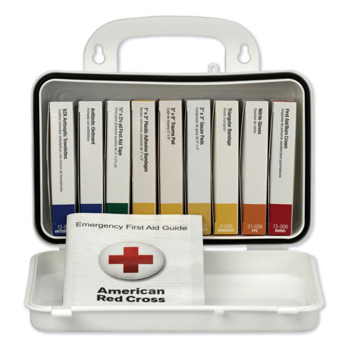 First Aid Only ANSI-Compliant First Aid Kit, 64 Pieces, Plastic Case