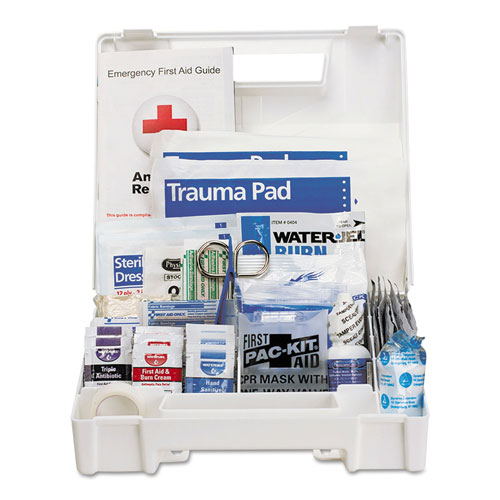 First Aid Only ANSI 2015 Compliant Class A+ Type I & II First Aid Kit for 25 People, 141 Pieces