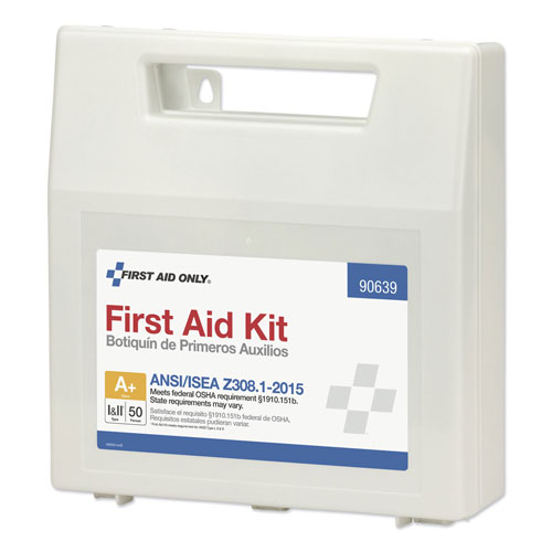 First Aid Only ANSI Class A+ First Aid Kit for 50 People, 183 Pieces