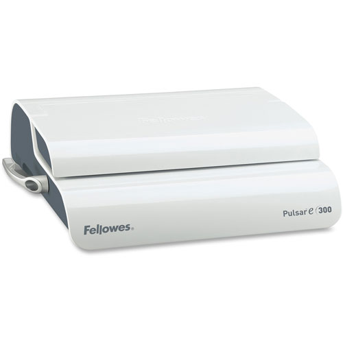 Fellowes Pulsar E Electric Comb Binding System, 300 Sheets, 17 x 15 3/8 x 5 1/8, White