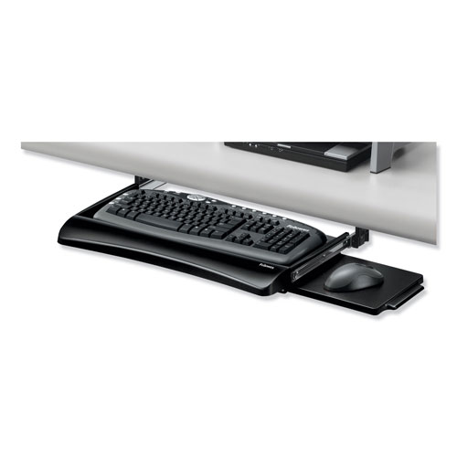 Fellowes Office Suites Underdesk Keyboard Drawer, 20.13w x 7.75d, Black