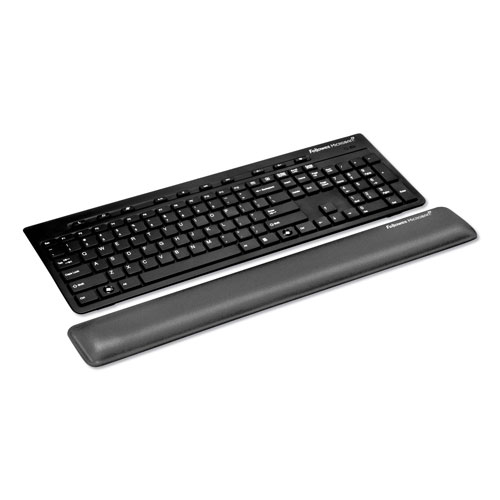 Fellowes Keyboard Wrist Support with Microban Protection, 18.37 x 2.75, Graphite
