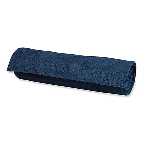 GAIAM® Estate Blue and Red Yoga Mat Towel, 24 x 68