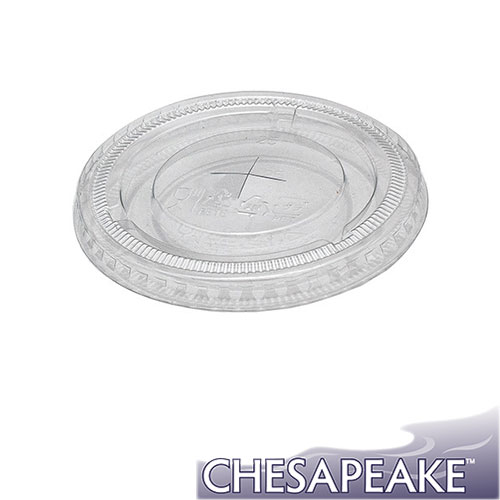 Chesapeake Flat Lid For 10 Oz Pet Cups, 40 Sleeves of 50 Lids