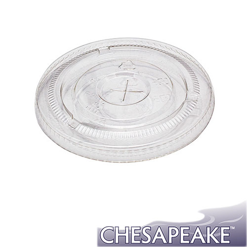Chesapeake Flat Lid For 12-24 Oz Pet Cups, 20 Sleeves of 50 Lids