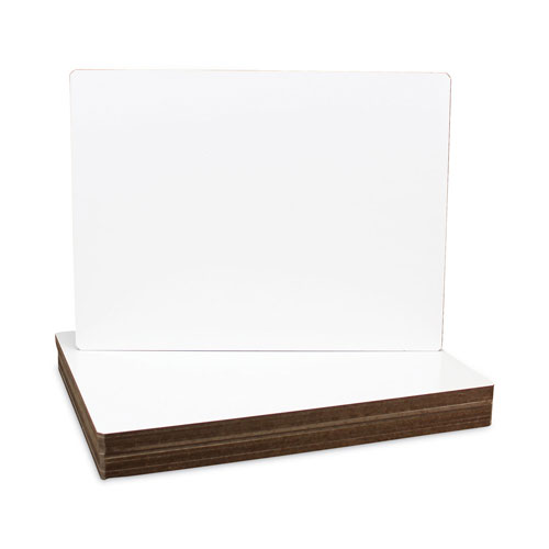 Flipside Dry Erase Board, 12 x 9, White, 12/Pack