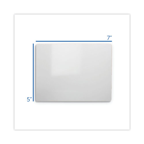 Flipside Two-Sided Dry Erase Board, 7 x 5, White Front and Back, 24/Pack