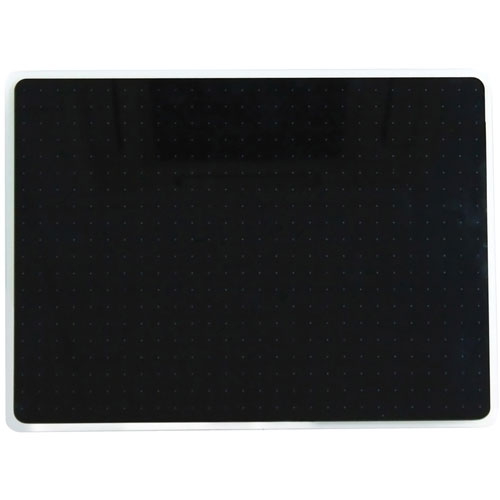 Floortex Board, Glass, Viztex, 36"Wx24"Lx1/5"H, Black