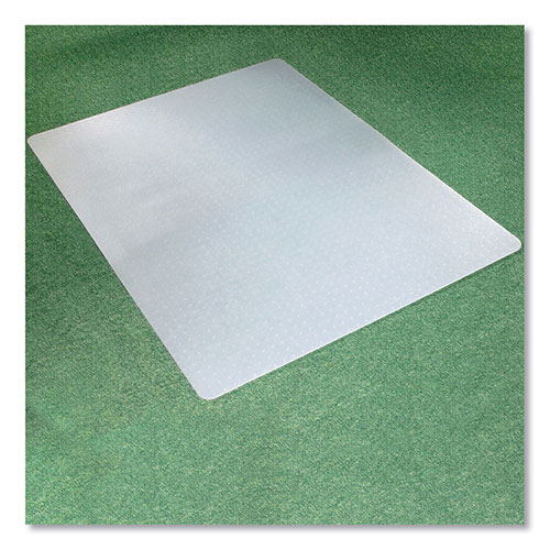Floortex Ecotex Polypropylene Rectangular Chair Mat for Carpets, 29 x 46, Translucent