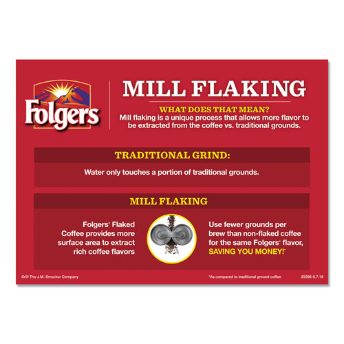 Folgers Coffee Filter Packs, Classic Roast, .9oz, 160/Carton