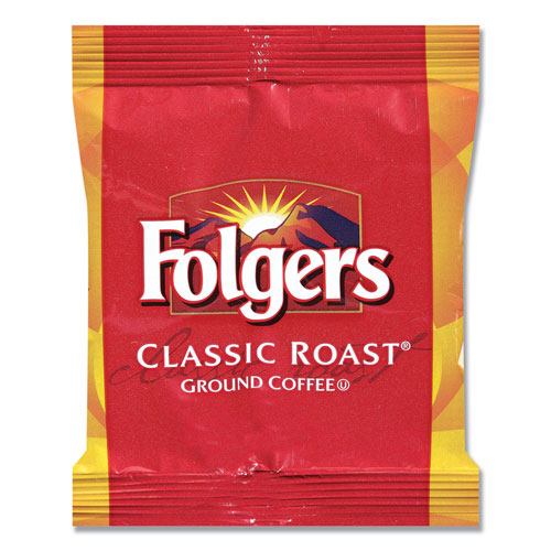 Folgers Coffee, Fraction Pack, Classic Roast, 1.5oz, 42/Carton