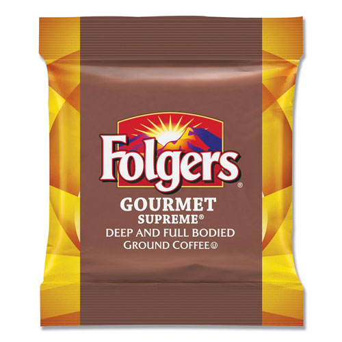 Folgers Coffee, Fraction Pack, Gourmet Supreme, 1.75oz, 42/Carton
