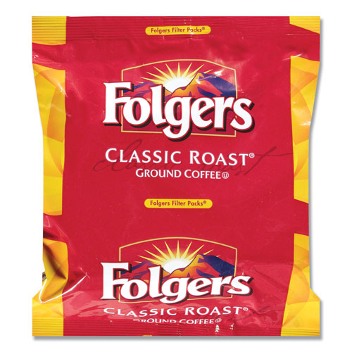 Folgers Coffee Filter Packs, Regular, 1.05 oz Filter Pack, 40/Carton