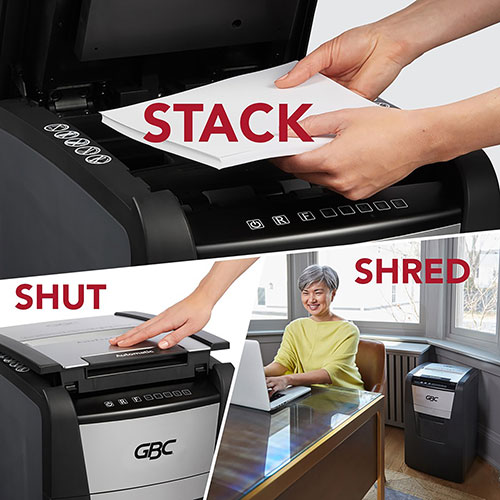 GBC® AutoFeed+ Home Office Shredder, 150M, Micro-Cut