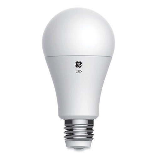 GE Classic LED SW Non-Dim A19 3-Way Light Bulb, 6 W; 12 W; 17 W, Soft White
