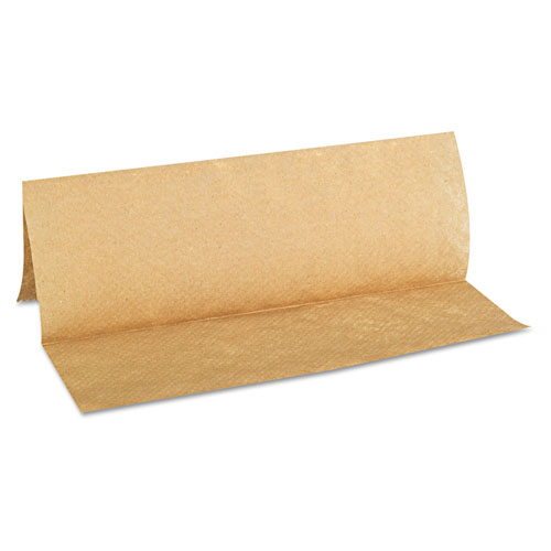GEN Folded Paper Towels, Multifold, 9 x 9 9/20, Natural, 250 Towels/PK, 16 Packs/CT