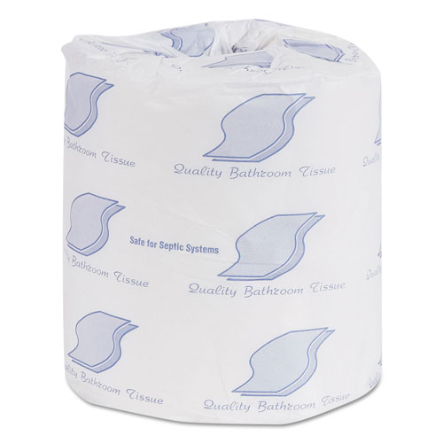 GEN Bath Tissue, Wrapped, Septic Safe, 2-Ply, White, 300 Sheets/Roll, 96 Rolls/Carton