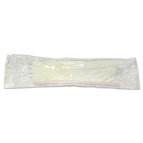 GEN Wrapped Cutlery Kit, 5.25", Spork/Straw/Napkin, White, 1,000/Carton
