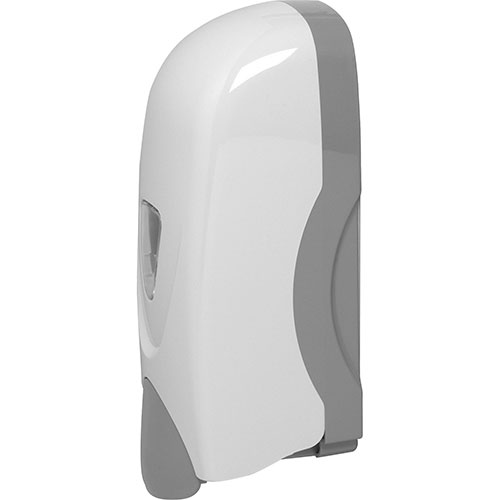 Genuine Joe Liquid Soap Dispenser, Bulk, 33.8oz., White/Gray