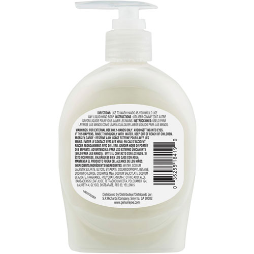 Genuine Joe Lotion Soap - 7.50 oz - Pump Bottle Dispenser - Skin, Hand - White - Anti-irritant - 1 Each