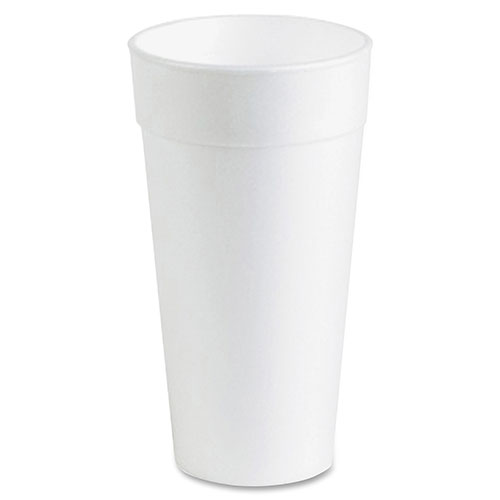 Genuine Joe Styrofoam Cups, 20 oz, 500 CT, White