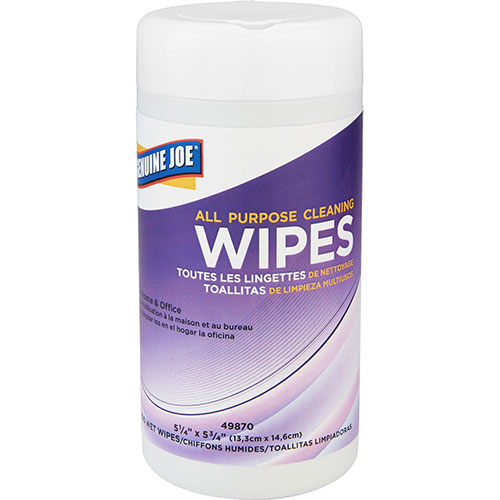 Genuine Joe Surface Cleaning Wipes, 5-1/4