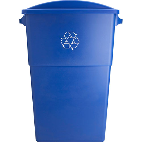 Genuine Joe Blue Recycling Container, 23 Gallon