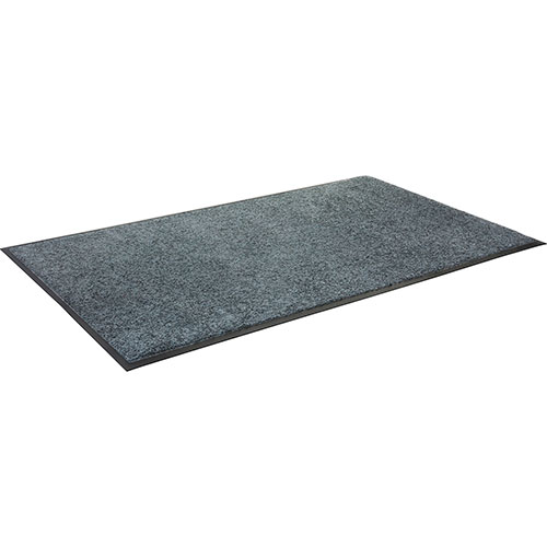 Genuine Joe Static Free Nylon & Rubber Floor Mat, 3' x 5', Gray