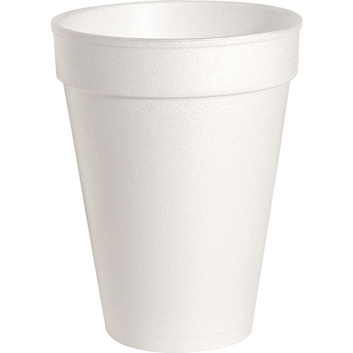 Genuine Joe Foam Cups, 14 oz., 1000/CT, White