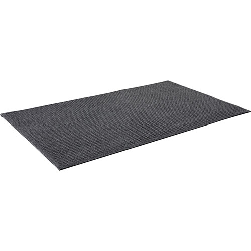 Genuine Joe Eternity Rubber Floor Mat, 3' x 5', Gray