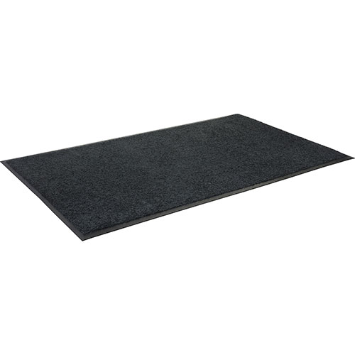 Genuine Joe Nylon & Rubber Nylon & Rubber Carpet Mat, 4' x 6', Black
