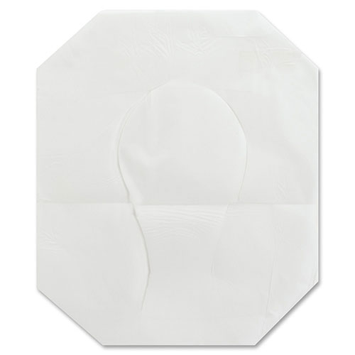 Genuine Joe Toilet Seat Covers, 1/2 Fold, 250/PK, White