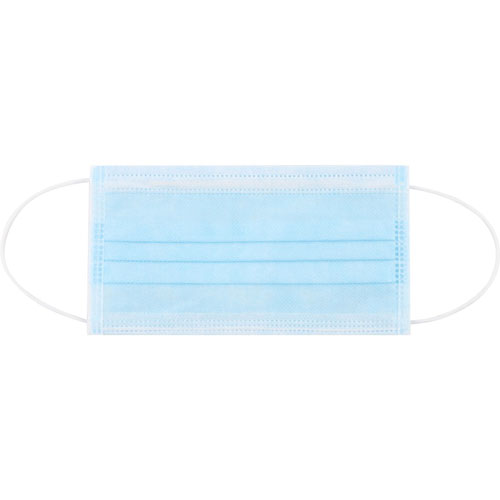 Genuine Joe Disposable Face Mask - Recommended for: Face - Disposable, Latex-free, 3-ply, Breathable, Comfortable, Elastic Loop, Earloop Style Mask, Flexible - Particulate Protection - 50 / Box
