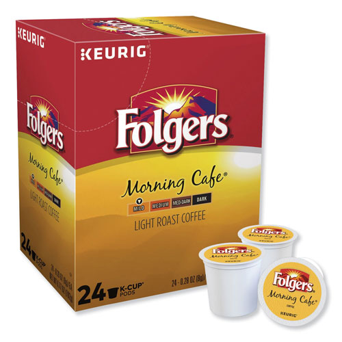 Folgers Morning Café Coffee K-Cups, 24/Box