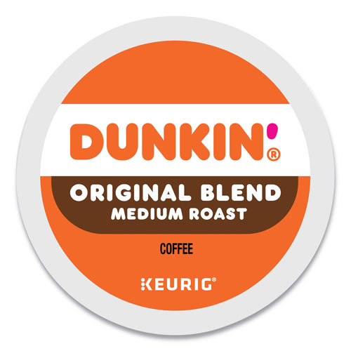 Dunkin' Donuts K-Cup Pods, Original Blend, 22/Box
