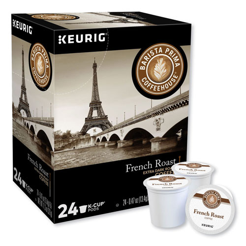 Barista Prima Coffee House® French Roast K-Cups Coffee Pack, 24/Box