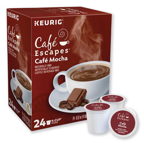 Cafe Escapes® Café Escapes Mocha K-Cups, 24/Box