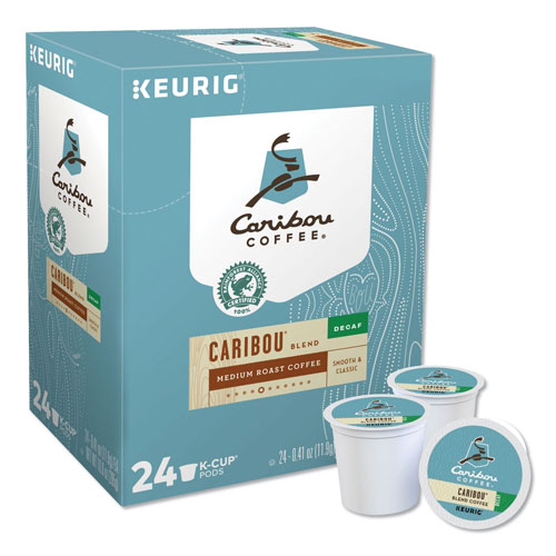 Caribou Coffee® Caribou Blend Decaf Coffee K-Cups, 24/Box
