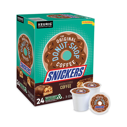 The Original Donut Shop® SNICKERS Flavored Coffee K-Cups, 24/Box