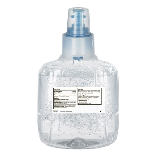 Purell Advanced Hand Sanitizer Green Certified Gel Refill, 1200 ml, Fragrance Free, 2/Carton