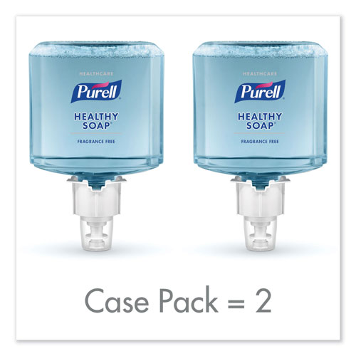 Purell Healthcare HEALTHY SOAP Gentle and Free Foam, 1200 mL, For ES6 Dispensers, 2/Carton