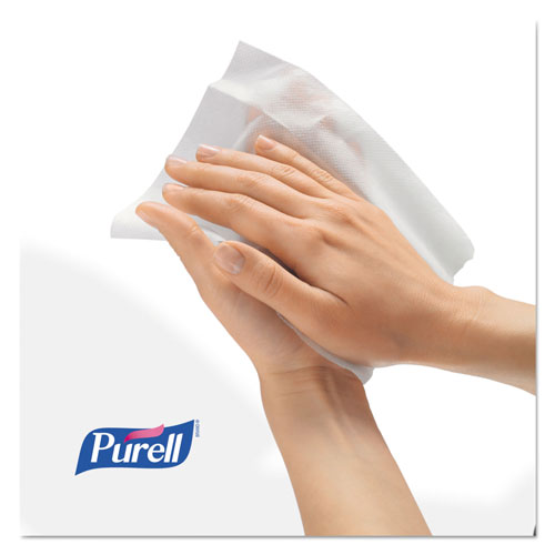 Purell Cottony Soft Individually Wrapped Sanitizing Hand Wipes, 5 x 7, 1000/Carton