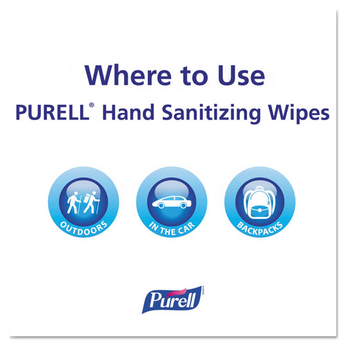 Purell Premoistened Hand Sanitizing Wipes, 5.78
