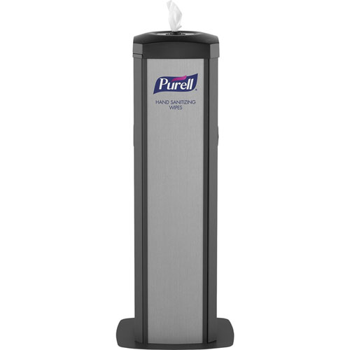 Purell DS360 Hand Sanitizing Wipes Station, Steel, Black, Durable