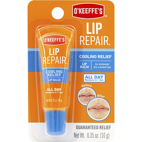 O'Keeffe's Lip Balm, Cream, 0.35 fl oz, For Dry Skin, Applicable on Lip, Cracked/Scaly Skin, Moisturizing
